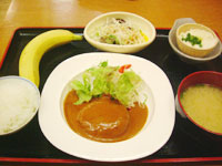 舞鶴 まこと家 まぐろハンバーグ定食